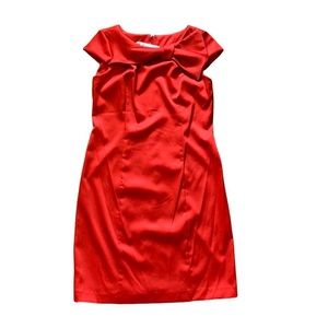 Brand new Jessica red satin sheath dress size 10 with tags